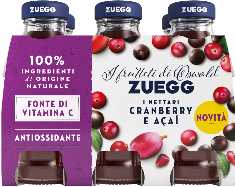 Zuegg 6x125ml Cranberry e acai