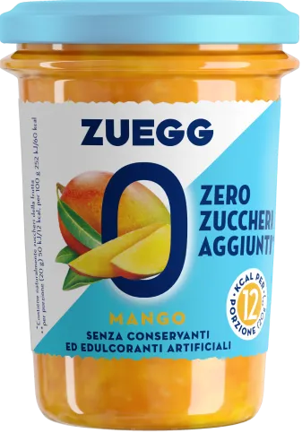 Preparazione di mango senza zucchero a ridotto contenuto calorico